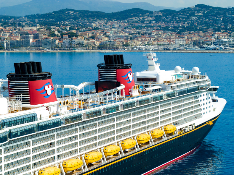Disney Cruise Line in open seas
